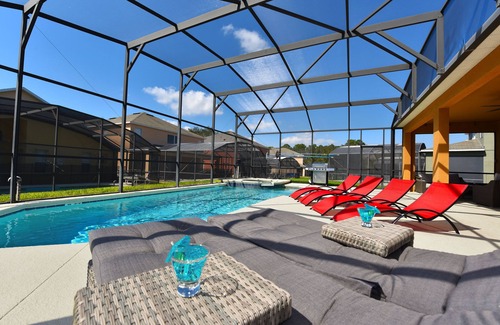 West Kissimmee Casa | Renovated 7 Bedroom, 4.5 Bath Luxury Vacation Home Pool Heat Included
