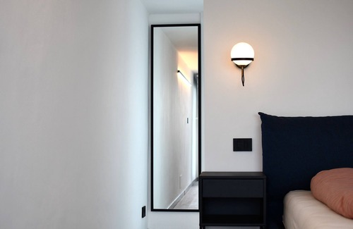 San Piero a Grado Complejo | Renovated beach apartment with direct sea access, in vacation complex with pool