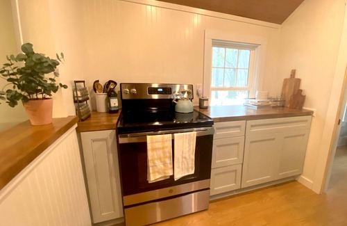 South Haven Cabina | Renovated cabin / beach access / 1+ acre of woods