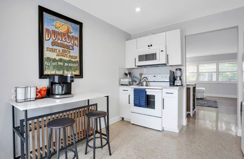 Dunedin Casa | Renovated duplex near Honeymoon/Caladesi Island with patio, AC, & W/D