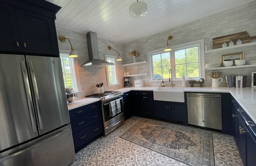 Saugerties Casa | Casa de campo moderna con vistas a la montaña Catskill