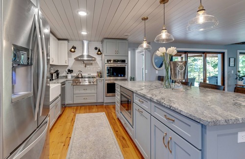 Chittenden County Casa | Renovated historic home with decks, game room, wet bar, washer/dryer, & firepit
