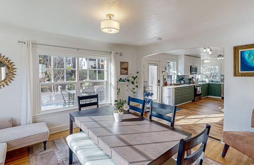 Stevenson Casa | Renovated home in central location w/ hot tub, theater, fast wifi & work desks