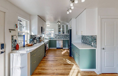 Stevenson Casa | Renovated home in central location w/ hot tub, theater, fast wifi & work desks