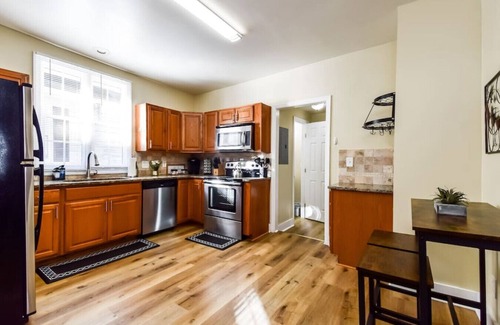 Peoplestown Casa | Renovated Home with Front Porch, Back Deck, Pool Table, Desk, PetFriendly