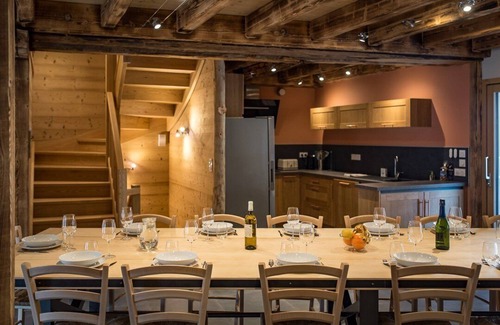 Saint-Sorlin-d'Arves Chalet De Esquí | Renovated mountain chalet with jacuzzi 4* sleeps 15