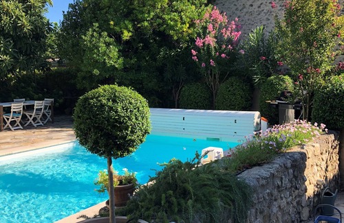 La Bastidonne Casa | Renovated stone house with private walled garden, heated pool, in quiet village.