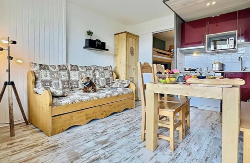 Le Lavachet Apartamento | Estudio renovado para 4 en Tignes, cerca de pistas y comercios