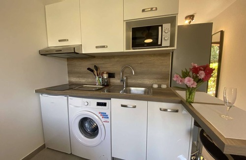 Les Issambres Apartamento | Estudio renovado con piscina y aparcamiento, Les Issambres