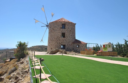 Volissos Casa | Renovated traditional windmill with amazing views of the Aegean Sea