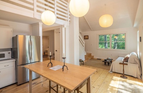Belfast Casa | Renovated woodland home with lovely deck & firepit - minutes to Swan Lake