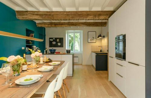 Percy-en-Normandie Casa | Renoviertes Natursteinhaus In Der Normandie