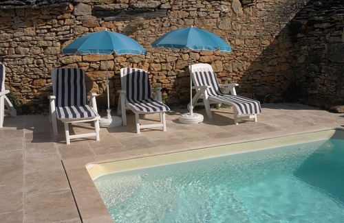 Castels et Bezenac Casa | Alquiler Cottage casa CASALISSA con piscina climatizada en Perigord Negro, Sarlat