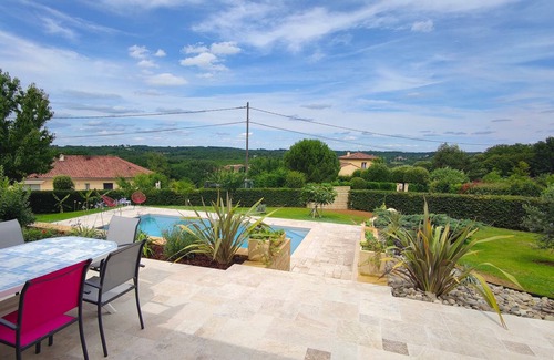 Saint-Crepin-et-Carlucet Casa | Residence Pesquier Périgord, heated swimming pool