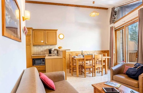 Pralognan-la-Vanoise Apartamento | Residencia Jardins de la Vanoise - Apartamento 2 habitaciones + montaña en esquina 6 personas
