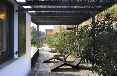 Andros Apartamento | Residencia con vistas laterales al mar en Andros
