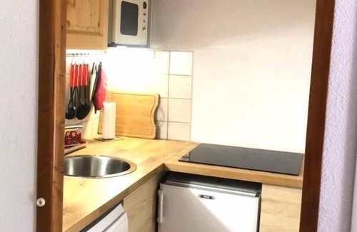 La Joue du Loup Apartamento | Centro estación, Planta baja, terraza, tv, local para esquís, 24m², La Joue du Loup