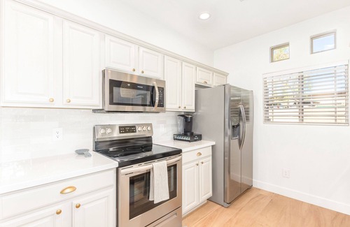 Central Scottsdale Casa | Resort-like 2BR / 2BA townhome escapada en el soleado Scottsdale cerca de golf y vistas mtn