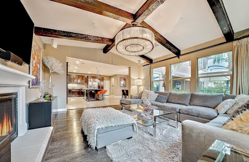 Spring Valley Casa | Resort-style home + guesthouse with private pool, hot tub, bar, & mountain views