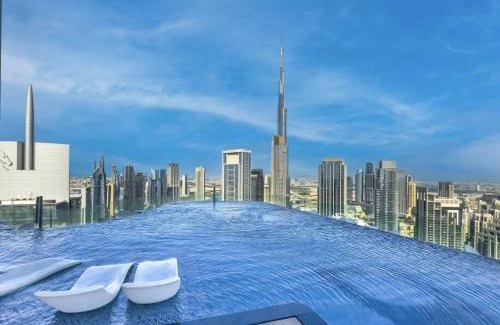 Trade Centre 1 Apartamento | Restay Homes at Paramount Midtown Hotel - Highest infinity pool access with Burj View