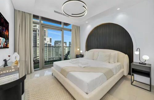Trade Centre 1 Apartamento | Restay Homes at Paramount Midtown Hotel - Highest infinity pool access with Burj View