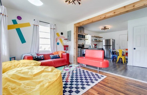 Murfreesboro Apartamento | 90s Vibe, Pac-Man Arcade, Clean, Fire pit, By MTSU