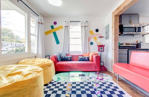Murfreesboro Apartamento | 90s Vibe, Pac-Man Arcade, Clean, Fire pit, By MTSU