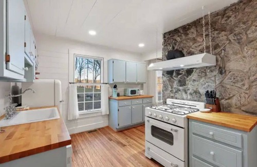 Suches Cabaña | Retro Rock Cottage- Private Toccoa River Retreat