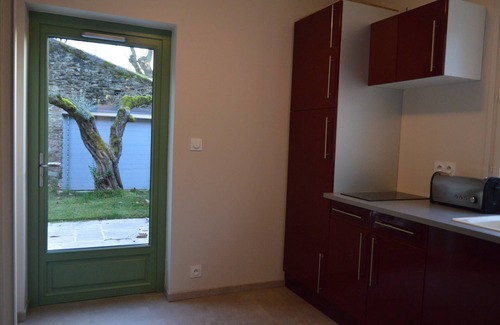 Lavaur Cabaña | Vintage-Gîte-Apartamento-Baño con bañera-Vista al Jardín