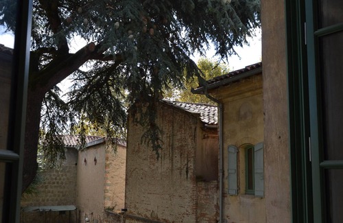 Lavaur Cabaña | Vintage-Gîte-Apartamento-Baño con bañera-Vista al Jardín