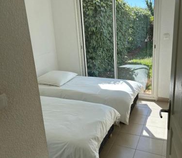 Poggio-Mezzana Apartamento | Rez de Jardin Piscine et Plage