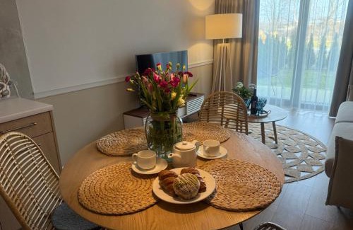 Niechorze Apartamento | Rezydencja Niechorze Apartament 115 z ogródkiem przy plaży