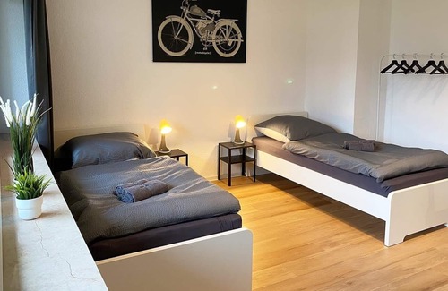 Rheine Apartamento | RH02 - Spacious holiday apartment with balcony in Rheine, 85 sqm, 4 rooms, max. 7 people