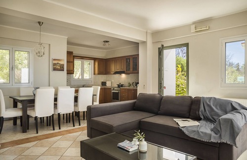 Mousata Villa | Fabulosa villa con piscina privada, Claro Vistas al mar