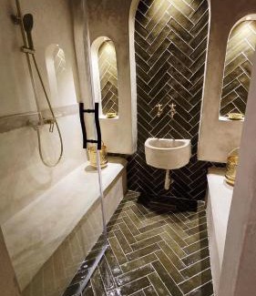 Medina of Tangier Casa | Riad Dar Lyabaïana privatisé, climatisé, hammam ,vue mer