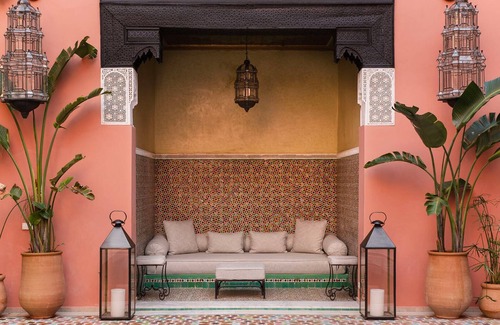 Sidi Bou Amar Villa | Riad Marta, swimming pool, terrace and staff