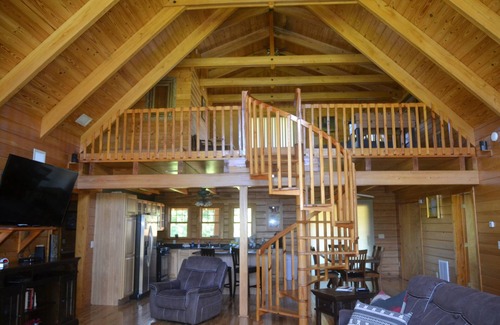 Franklin Chalet De Esquí | Rivers Bend en Cowee en el río Little Tennessee