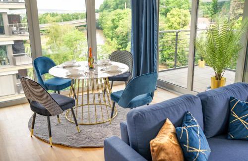 Niedergirmes Apartamento | River Lux Loft - 5min to HBF