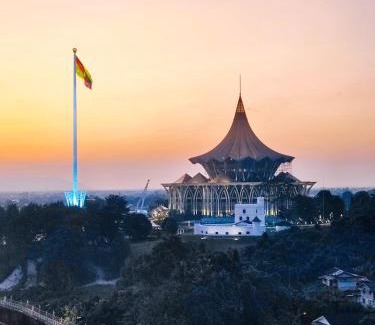Kampung Surabaya Apartamento | Riverbank Suites Sarawak Riverview, Waterfont Kuching City
