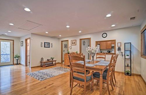 Elkins Casa | Riverfront Elkins Home with Fireplace and Deck!
