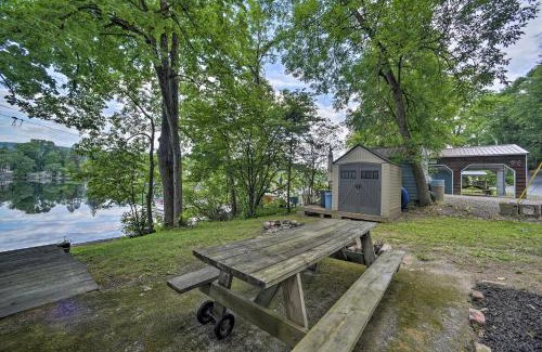 Lake Luzerne Casa | Riverfront Escape with Dock 19 Mi to Saratoga!