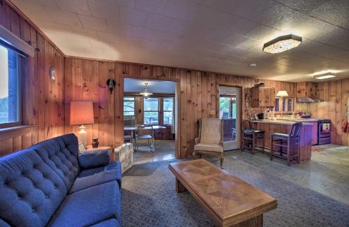 Lake Luzerne Casa | Riverfront Escape with Dock 19 Mi to Saratoga!