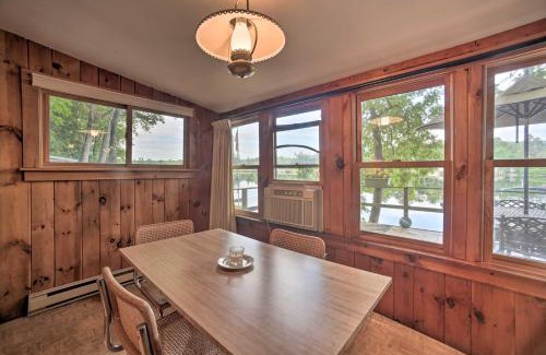 Lake Luzerne Casa | Riverfront Escape with Dock 19 Mi to Saratoga!
