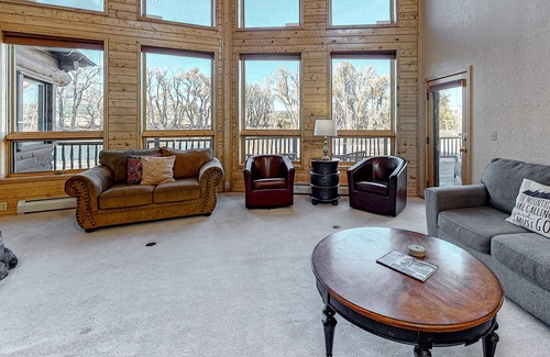 South Fork Casa | Riverfront House on Private Ranch w/Mountain Views, Grill, Gourmet Kitchen