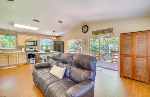 Crystal River Casa | Riverfront Inglis Duplex with Shared Dock and Fire Pit