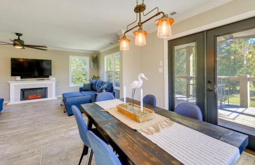 Ernul Casa | Riverfront Pollocksville Home with Private Beach!