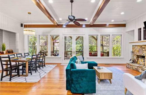 Cashiers Casa | Riverfront Retreat: Sauna, Private Forest, 6 Falls