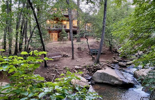 Payson Cabina | Cabaña frente al río debajo del borde de Mogollon en el río East Verde