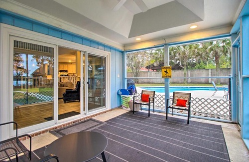 Savannah Casa | Riverfront Savannah Getaway with Pool and Dock!
