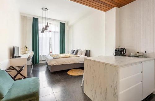 Sint-Andries Apartamento | Riverview Studio in Historical Heart of Antwerp